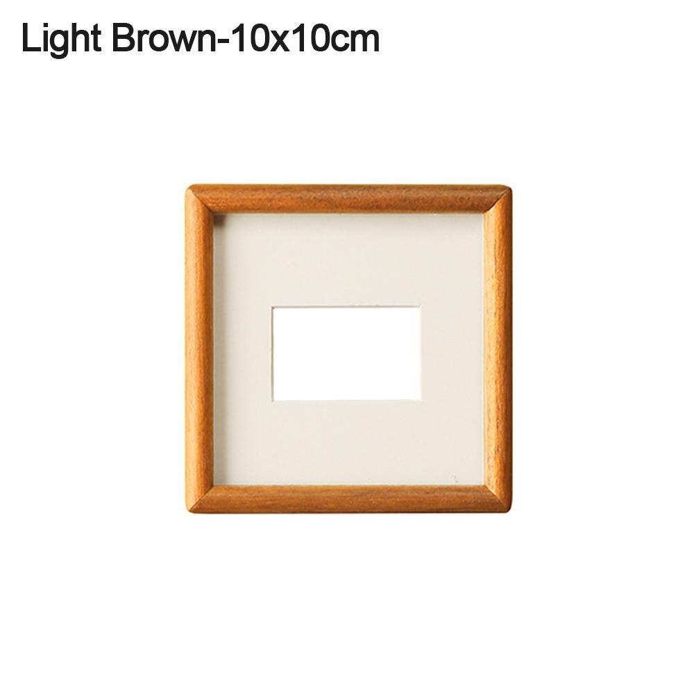 New 6/7/8 Inch Black Walnut Photo Frame Simple Handmade Picture Frame Real Wooden Mortise Tenon Photo Frame