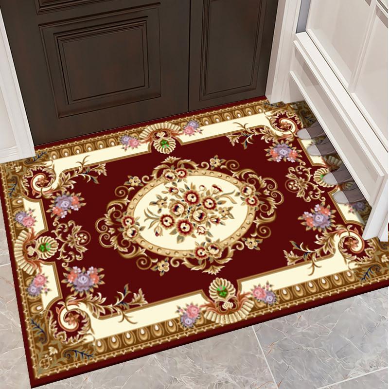 Entrance Door Mat Living Room Carpet Bedroom Bedside Carpet Retro Ethnic Style Hotel Homestay Carpet
