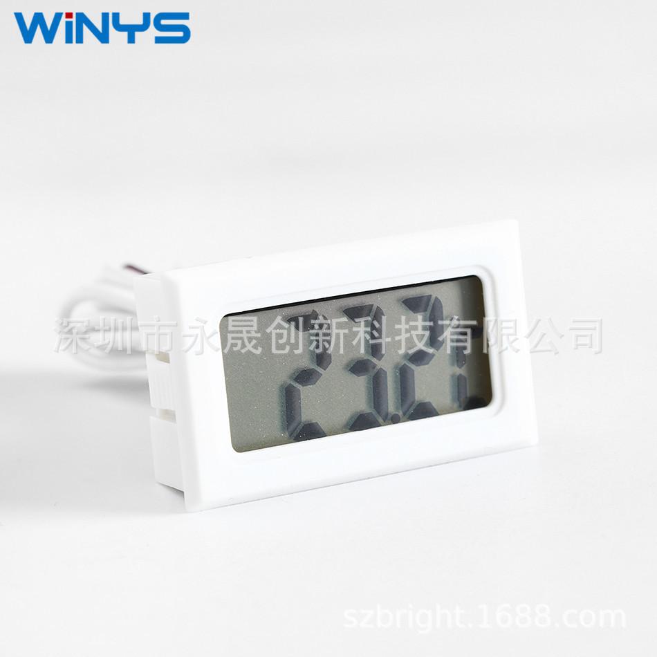 

Мини встроенный электронный цифровой термометр аквариум холодильник измеритель температуры воды водонепроницаемый зонд TPM-10 TPM-10/White белый