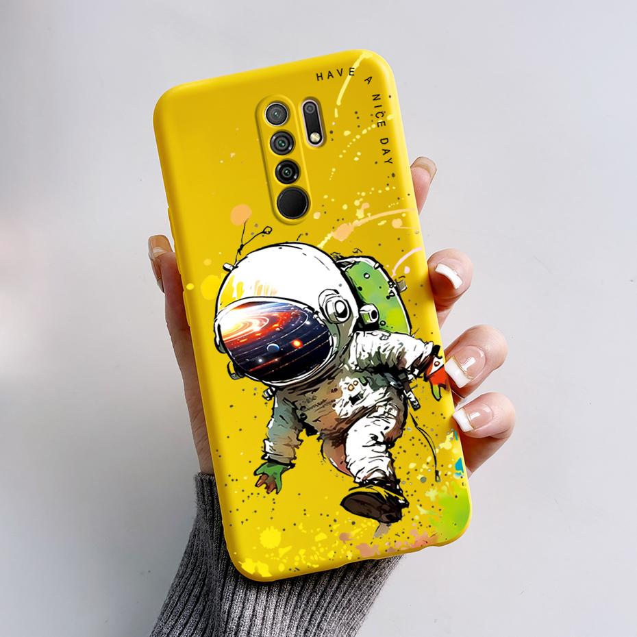 For Xiaomi Redmi 9 Cute Cartoon Cover For Xiaomi Poco M2 Reloaded Phone Coque For Xiaomi Redmi 9 Prime Soft Protective Covers