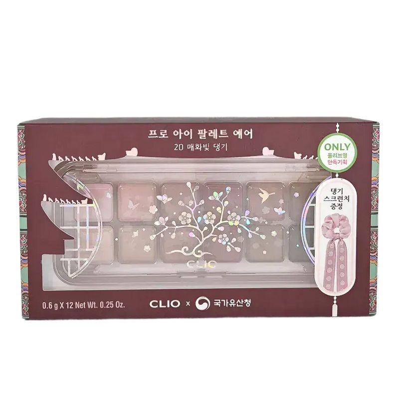 CLIO Pro Eye Palette Air – Cultural Heritage Collab Set (+Daenggi Scrunchie)