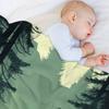 Bigfoot Believes In You And Is Behind You Throw Blanket Multi-Purpose bed plaid halloween Sleeping Bag Blankets