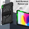 iPad 10th Tablet Protective Case with Rotating Bracket and Shoulder Strap