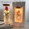 Tulip Mother's Day bouquet Internet celebrity night light immortal flower atmosphere decoration ornament creative exquisite birthday gift