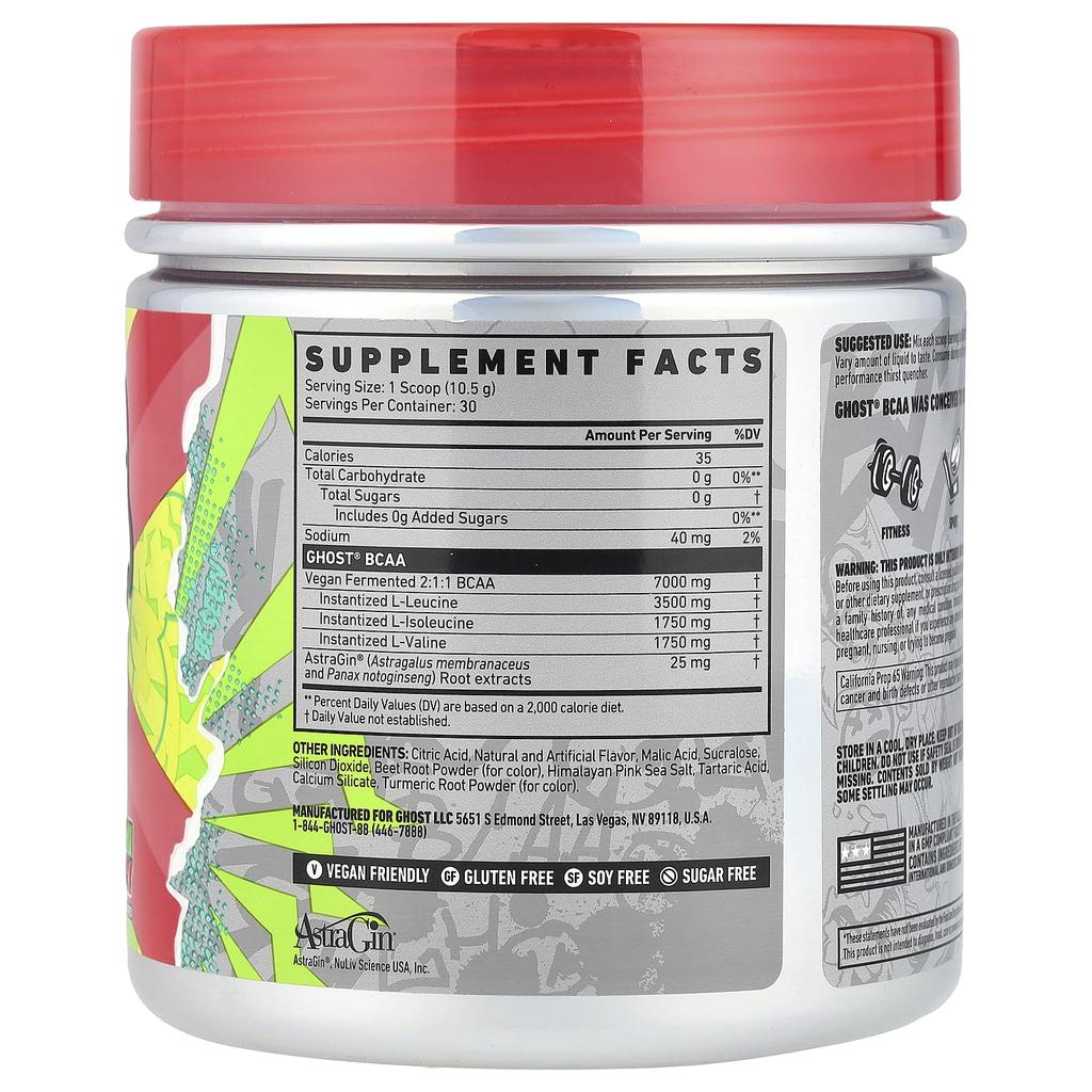 Bcaa, Kiwi Strawberry, 315G(11.1Oz)