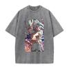 Jujutsu Kaisen Okkotsu Yuta Cool Graphic Tshirt Men Women Clothing Short Sleeve Cotton T-shirts Washed Tee Harajuku Male T Shirt