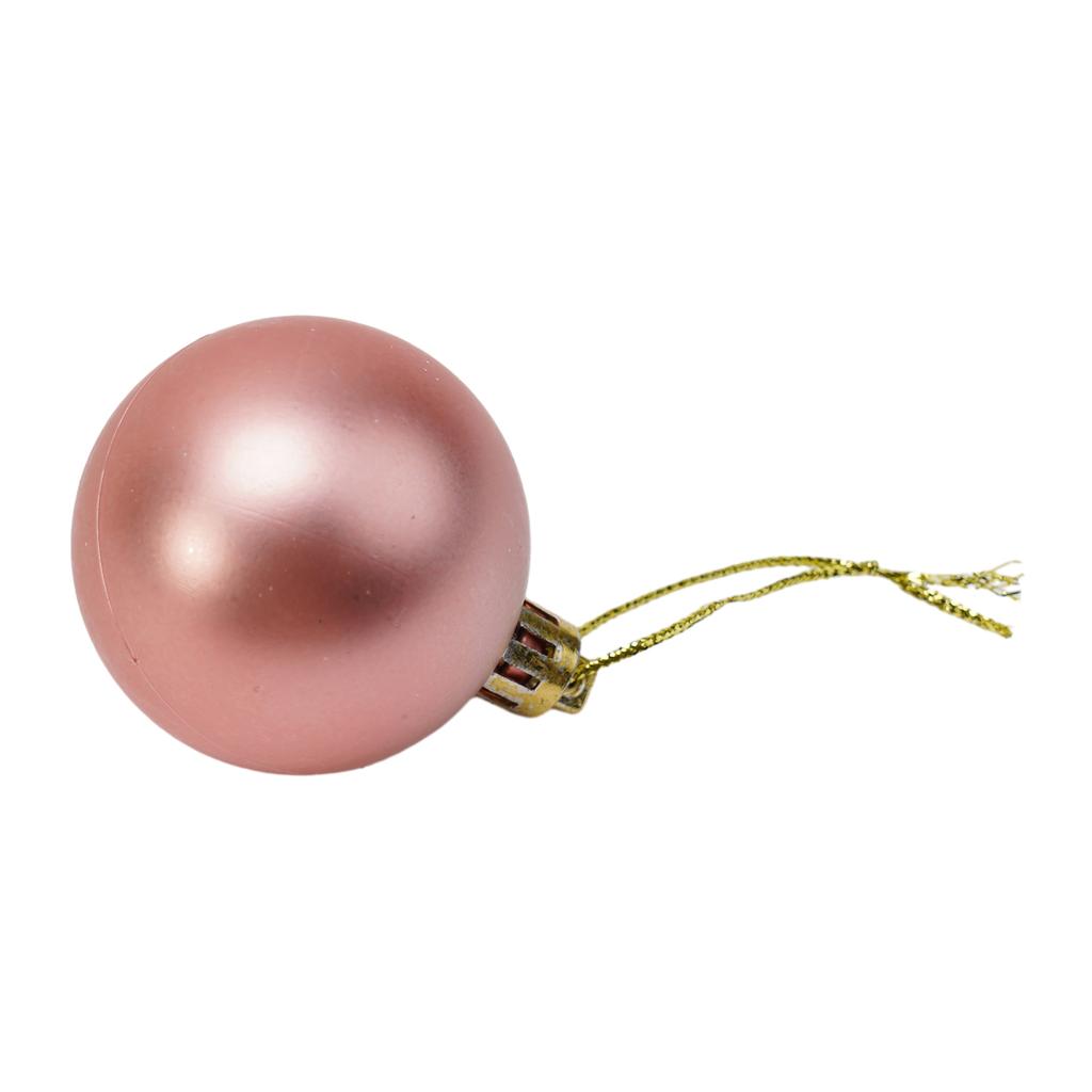 Christmas Ball Exquisite Looking High Quality Material Rose Gold
