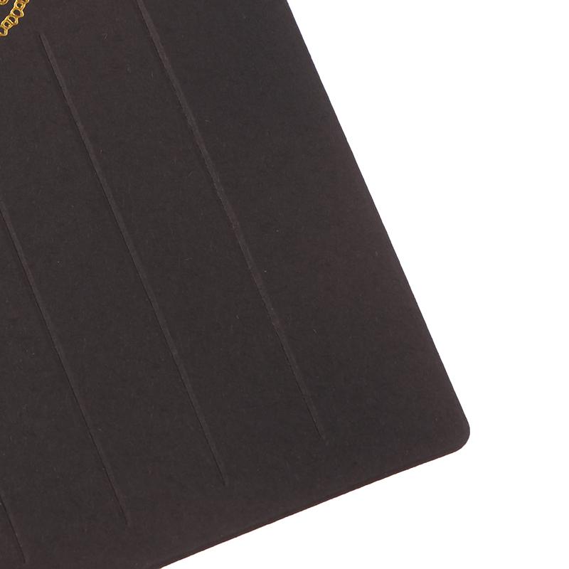100Pcs Hairclips Hairpin Display Cards Paper Holder For Diy Hair Jewelry Cute Black Packing Labels Retail Hanging Tags
