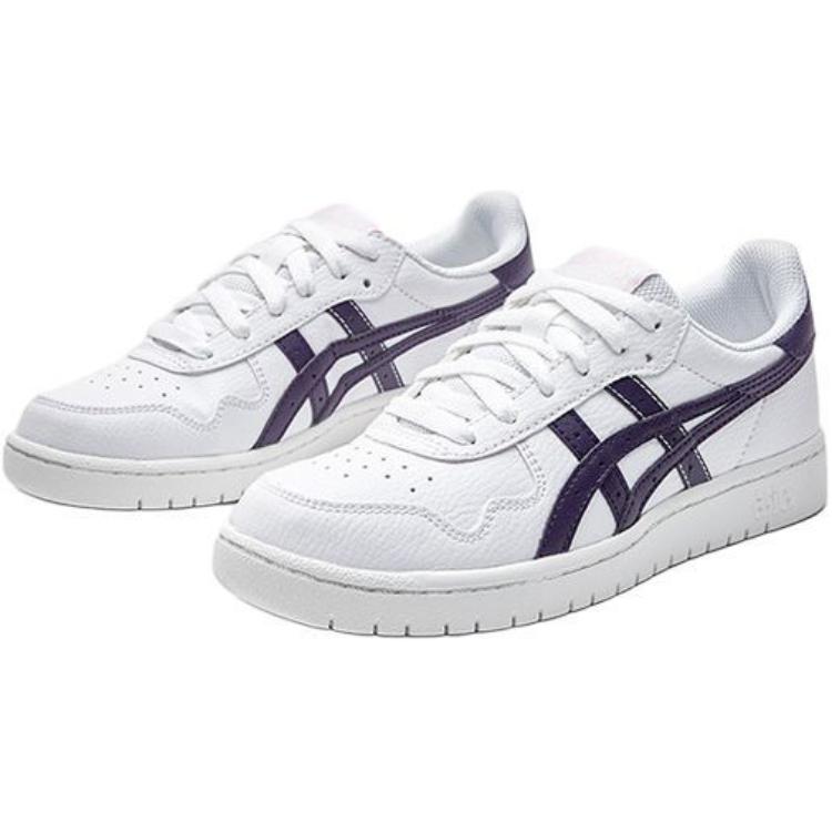 Asics Japan S Synthetic Leather Comfortable Low Top Kids Skate Shoes Kids Skate Shoes White Blue 331204A007-132