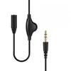 3.5mm Jack AUX Male To 3.5 Mm Female Adapter Extension Cable with Volume Control Audio Stereo Earphone Headphone Cord
