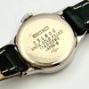 SEIKO Mechanical Cut Glass Ladies Watch Silver 231800 New Strap [Working Condition] Hand-Winding 1140-0060