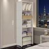 Simple Multi-layer Floor-standing Bookshelf: Narrow Corner Storage Rack for Living Room