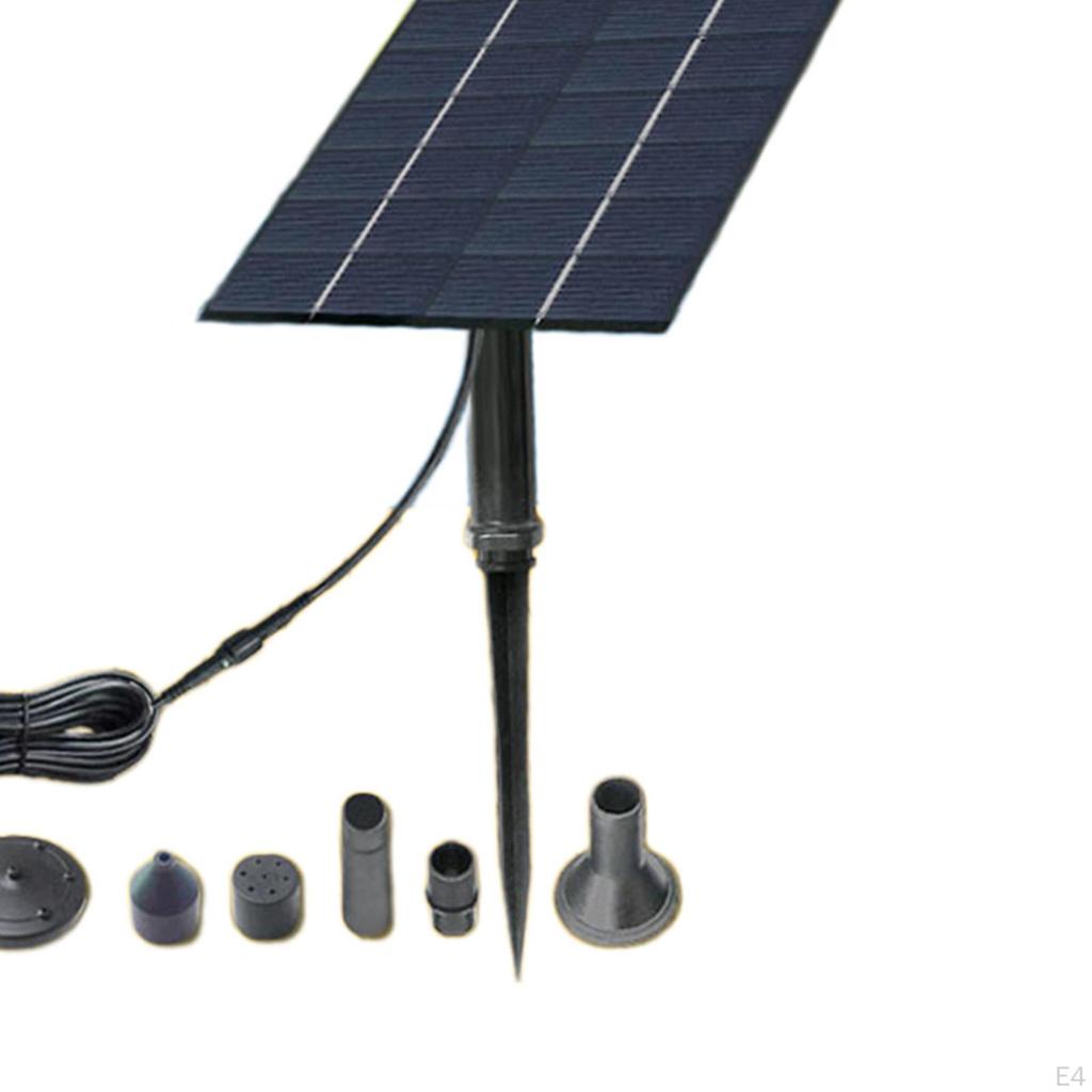 Landscape Fountain 1.4W Solar Pond Pump for Bird Bath