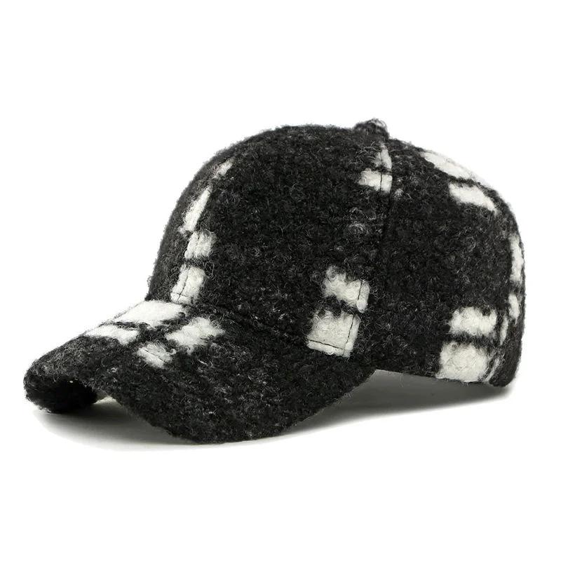 

LDSLYJR Winter Polyester Print Warm Casquette Baseball Cap Adjustable Outdoor Snapback Hats for Men and Women 137 56-60cm adjustable