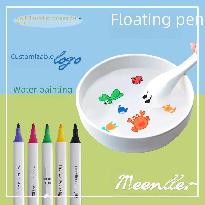 Kids' Internet Star Magic Color Water Doodle Pen Set, Erasable Fun 12 Colors for Whiteboard Drawing