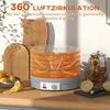 5-tier Food Dehydrator, 245W Dehydrator with Adjustable Temperature Control, Grey