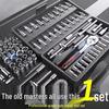 46-Piece Multifunctional Socket Wrench Set for Auto, Motorcycle, and Household Repair