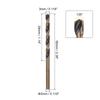 12pcs Jobber Drill Bits 1/2/3/4/5/6/7/8/9mm Titanium Coated HSS Split Point Twist Drill Bits for Stainless Steel Metal Wood