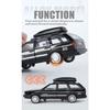 1/32 Volkswagen Santana Alloy Model Car, Cool Sound and Light, Strong Return, Exquisite Desktop Ornaments, Christmas Gifts