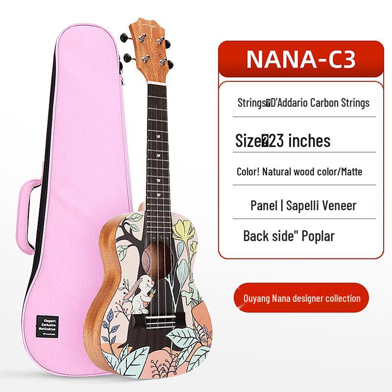 TOM Ouyang Nana Co-branded Ukulele for Beginner Girls