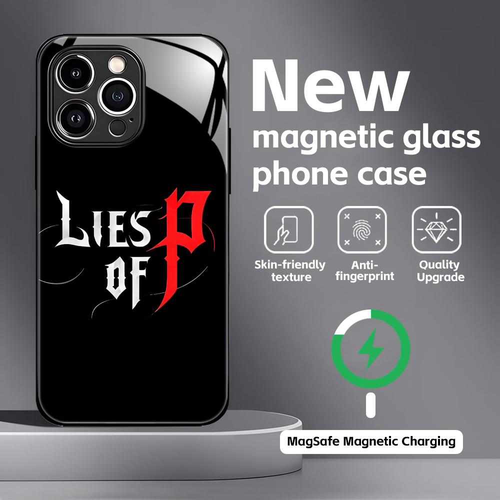HOT GAME L-Lies of P COOL Phone Case For iPhone17 16 15 14 13 12 11 X XR XS 8 Plus Mini Pro Max Glass Magnetic Case