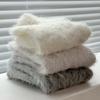 [2 Set] Fluffy Ribbon Sleep Socks 2 Pairs 3 Colors