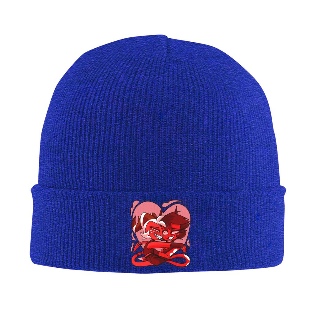 Helluvas Bosses Millie and Moxxie Knit Hat Beanie Hats Gym Thermal Elastic Unisex Adult Bonnet Hats Autumn Custom Casual Caps