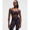 WunDer Train Strappy RaCer Bra  Light Support  C D Cup Opulent Floral blaCk Multi