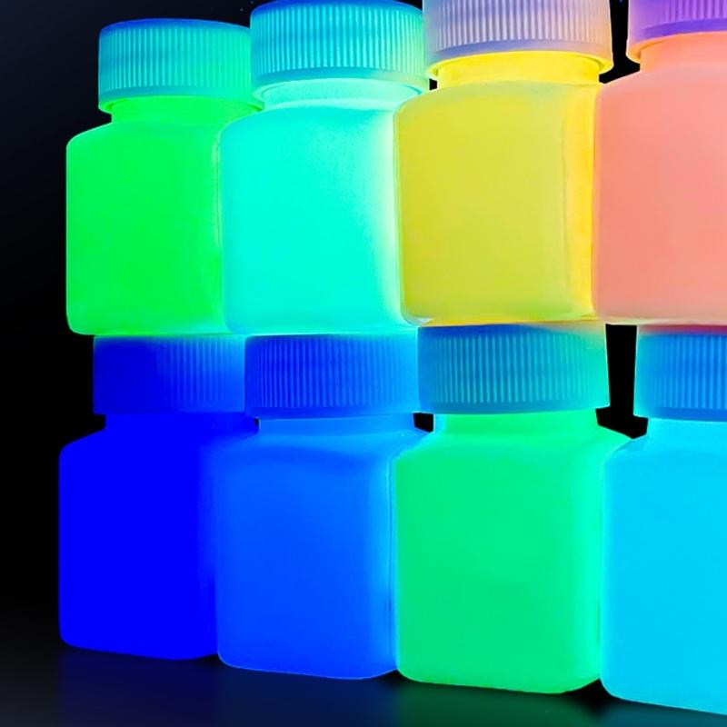 Glow in the Dark Paint,Acrylic Paint for Decorations,Art Painting Rich Pigments