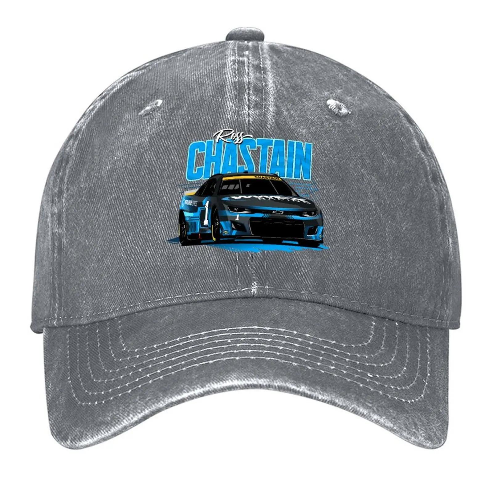 New Ross Chastain Nascar Playoffs Baseball Cap sun hat Military Tactical Cap Big Size Hat Winter hat Unisex Womens