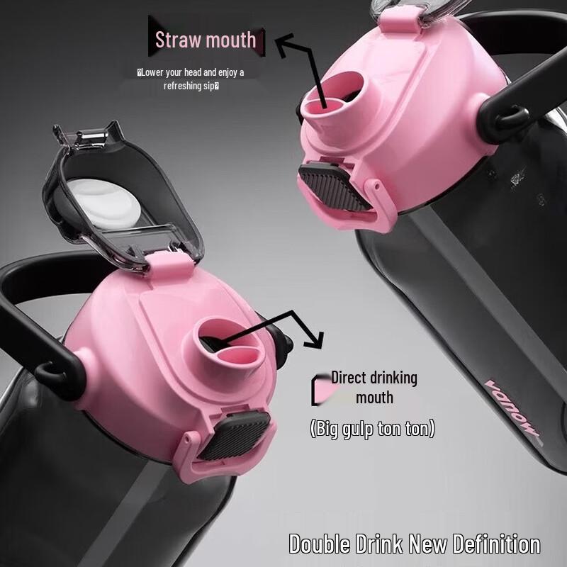 Vanow Dual-Drink Fitness Water Bottle