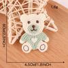 Embroidery Label Cute Bear Embroidery Sticker Diy Hand Account Accessories Accessories Patch Brooch Jewelry Hair Accessories Cloth Sticker