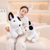 Simulation Puppy Dog Doll Plush Toy Cute Bull Terrier Doll Children Sleep Soothing Doll