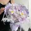 Imported Colored Ostrich Feather Bouquet for DIY Floral Arrangements