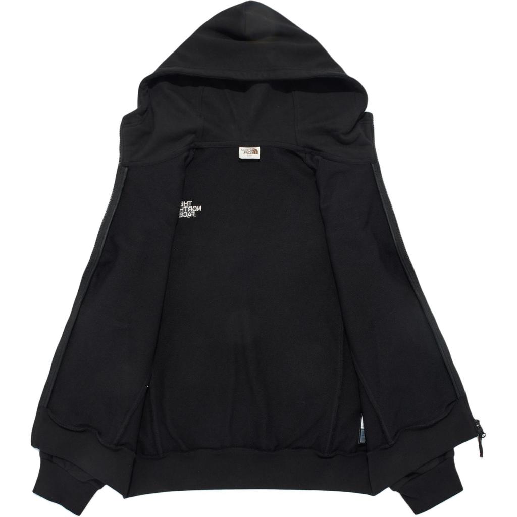 The North Face Mini Box Logo Zip Up Hoodie Jacket Unisex Jackets Black NJ5JQ50J
