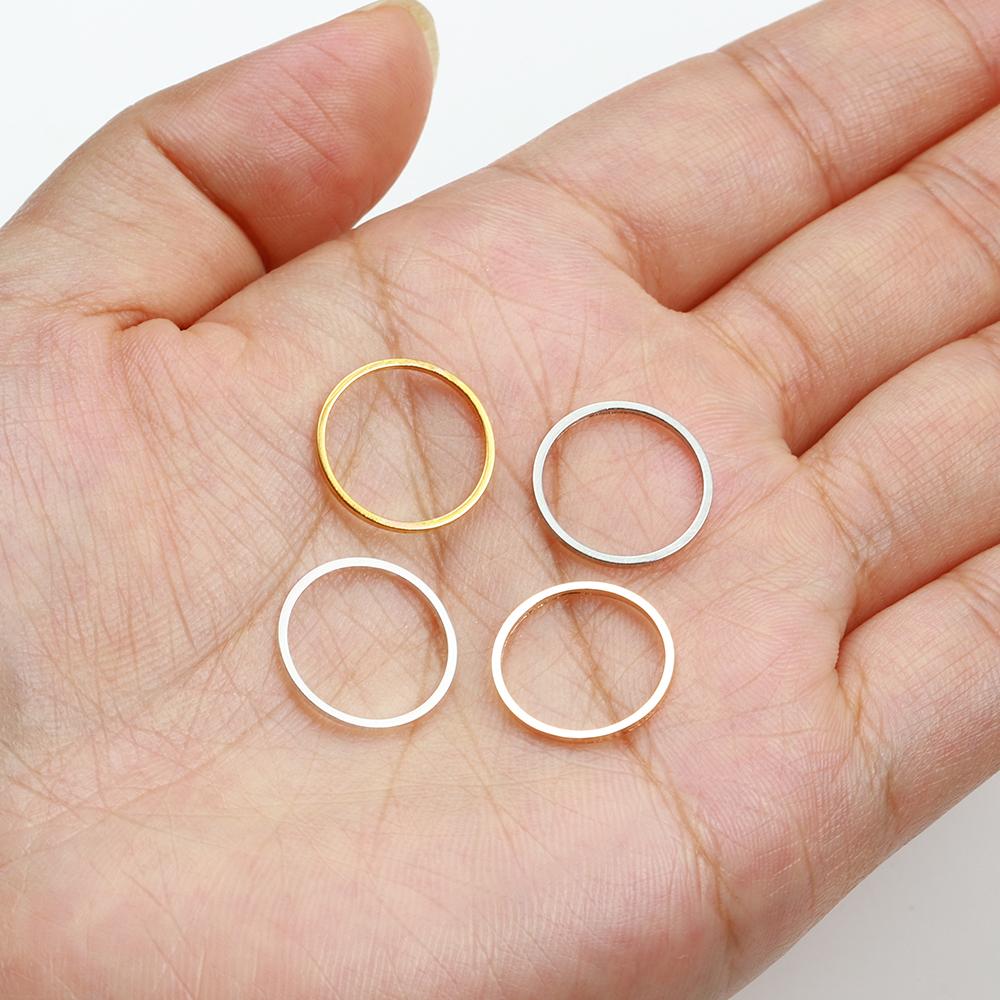 50pcs 20pcs Earrings Hoops Earring Making Loop Circle Wires Connectors Closed Circle Rings Pendants for Jewelry Making DIY