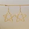Fashion Hollow Five-pointed Star Earrings