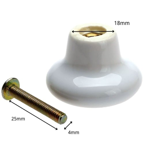 Set of 10 White Ceramic Drawer Handles, Cabinet Pulls, Cupboard Pulls, Dresser Pulls, Shelf Pulls, Door Knobs, and Handles