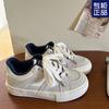 Canvas Schuhe Damen Frühling neu kleine weiße Schuhe Nischenschuhe vielseitige Plateau-Freizeitschuhe