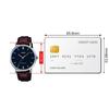 Casio MTP-VT01L-2B Men's Minimal Blue Dial Brown Leather Band Analog Watch, Silver, One Size. Analog Watch, Quartz Movement.