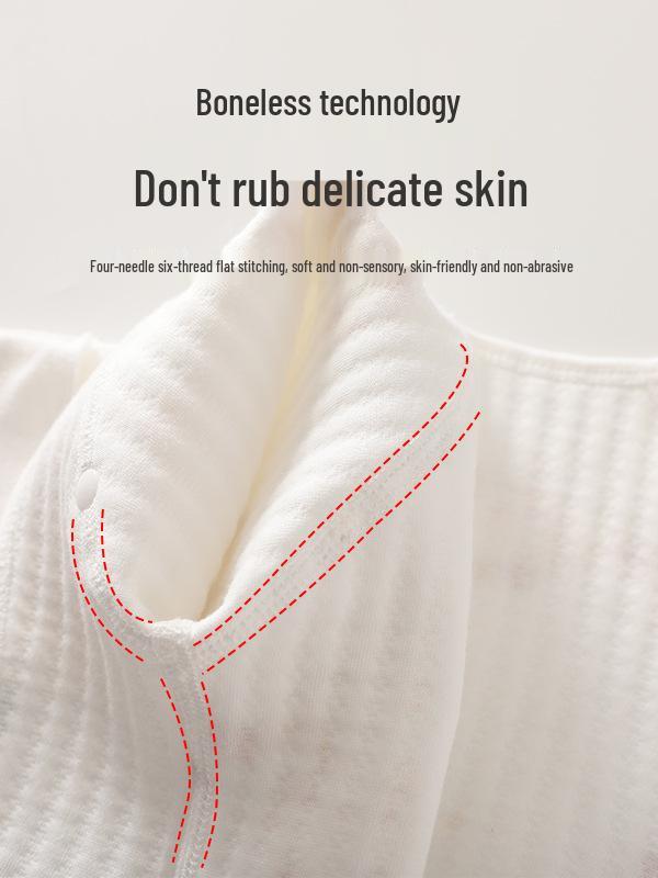 Newborn Quilted Cotton Winter Set: Boneless Two-Piece Outfit for Autumn and Winter