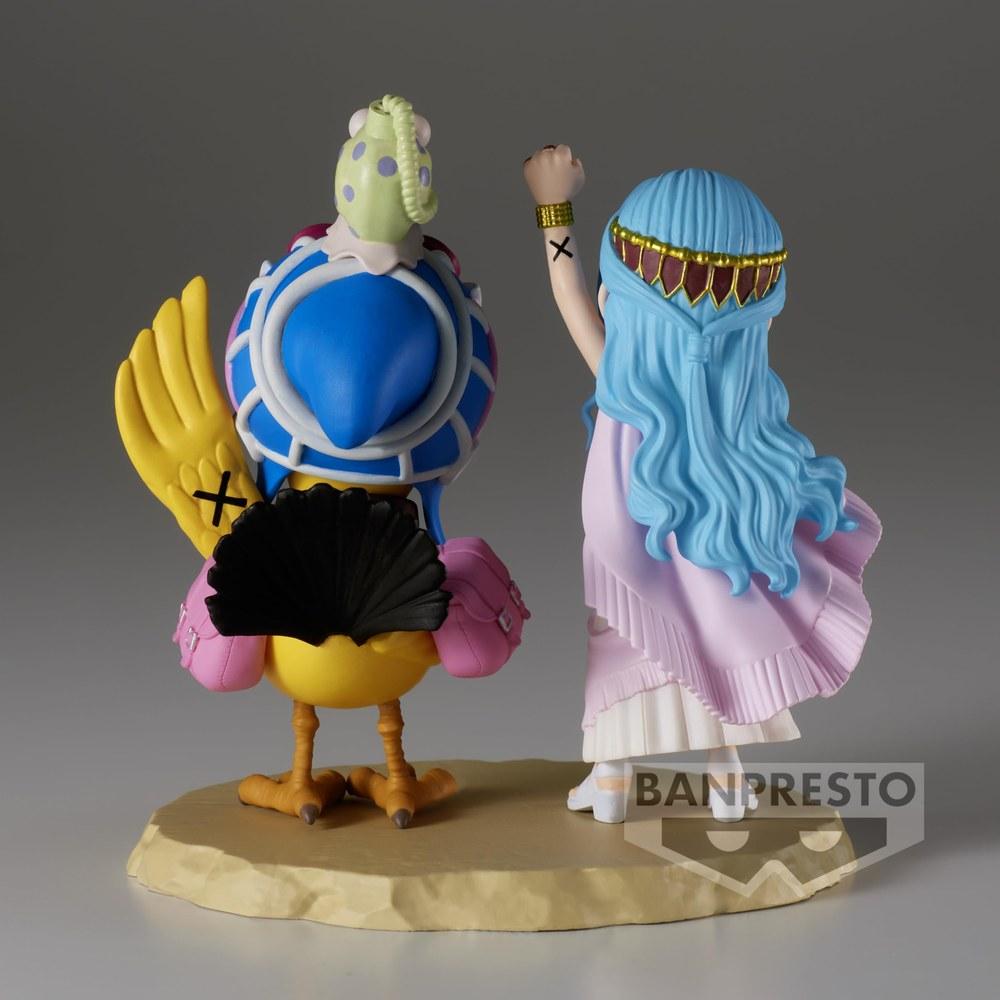 BANPRESTO One Piece Log Story Neferutari Vivi and Karoo World Collectable Figure