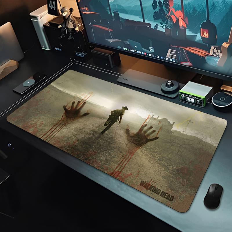 Tappetino per Mouse Grande Gamer Armadietto Tastiera PC Tappetino per Scrivania 900x400 The W-Walking D-Dead MousePads Accessori Gaming per Laptop Mousepad Xxl