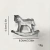 Whimsical Horse-Shaped Stainless Steel Cookie Cutter Set (1 Piece), A Diy Baking Mold, A Cute Animal Cookie Making Set