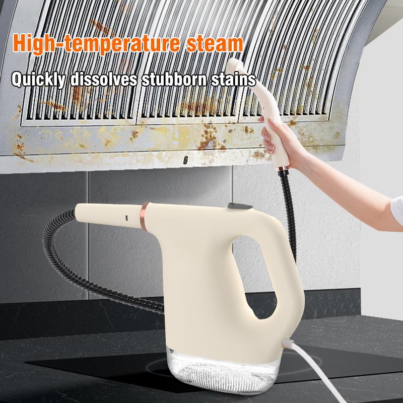 1200W Steam Cleaner, High Temperature Steam Cleaner, Suitable for Cleanable Areas Kitchens, Bathrooms, Sofas, Car EU/US Plug