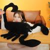 Black Scorpion Prank Plush Toy - Insect Figure Pillow, Holiday Gift