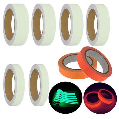 Luminous Adhesive Tapes, Stage Warning Tape, Removable PVC, Glow In The Dark, Fluorescent Tape, Light Storage,  Accessories, Decorations, Safety Tape