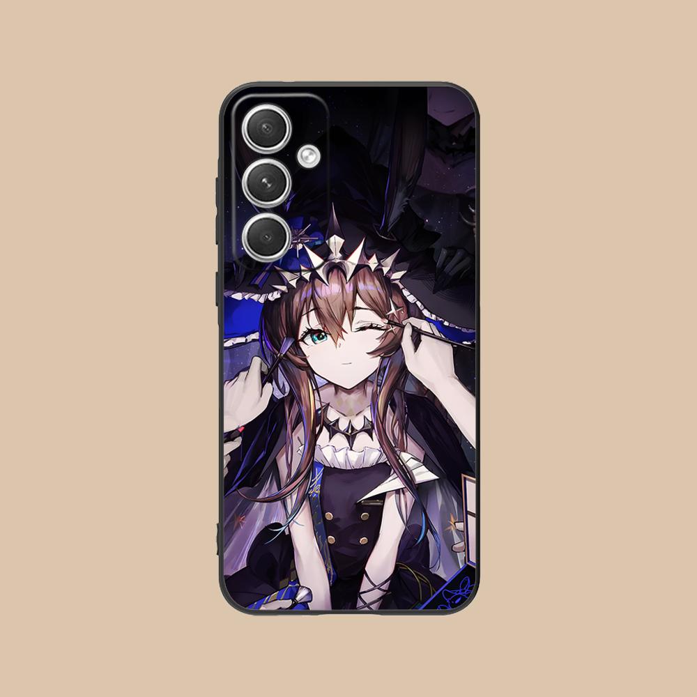 

Чехол для мобильного телефона Arknights Amiya для Samsung Galaxy S25 S24 S23 S22 S21 S20 Note20 Plus FE Ultra Цветной Защитный Роскошный Чехол Galaxy S25