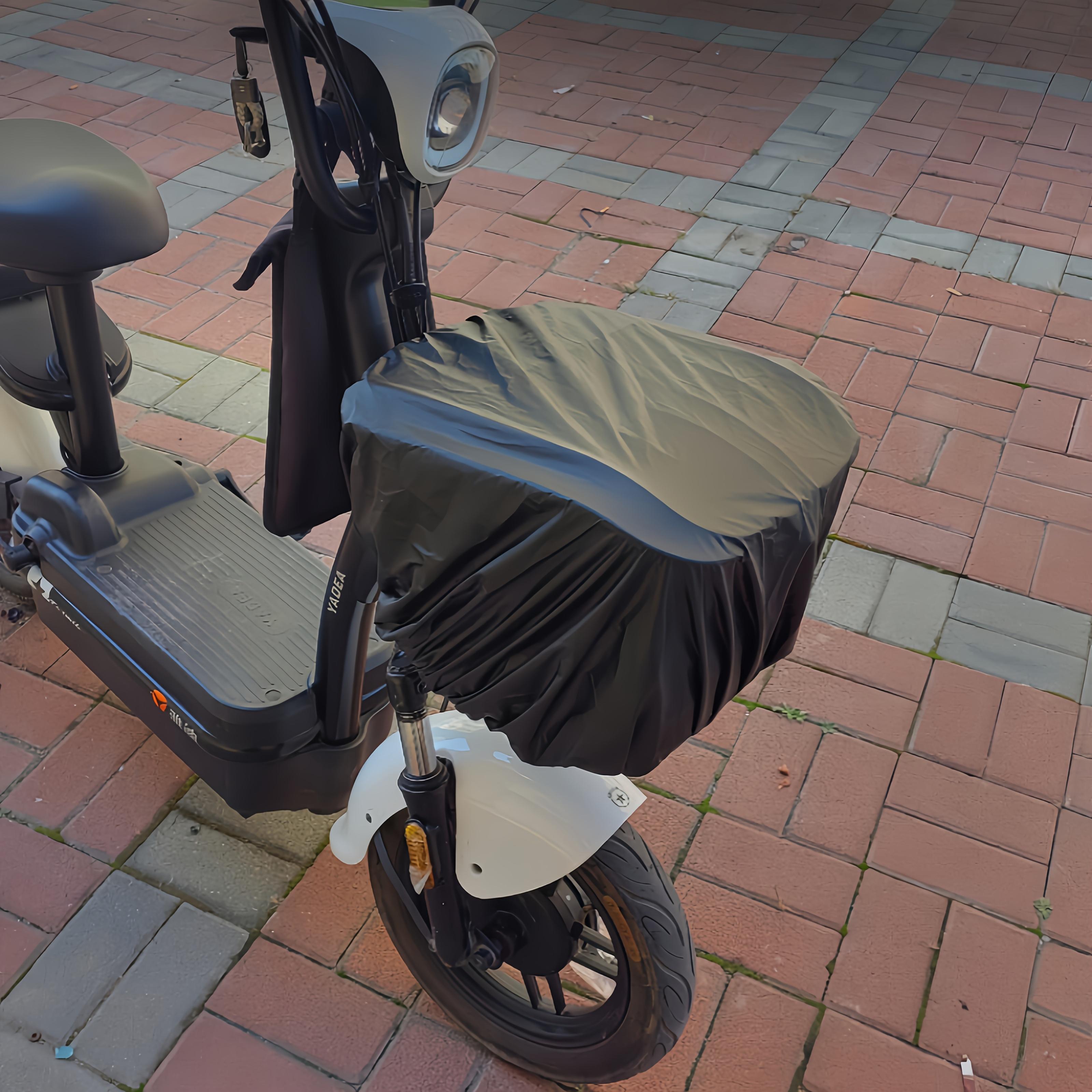 

Водонепроникний чохол для велосипедної корзини, стійкий до УФ-випромінювання, міцний, підходить для електросамокатів, мотоциклів, велосипедів, чорний чохол 30x30x25cm чорний