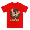 Astro Boy Vintage Anime Astroboy T-Shirts Men Novelty 100% Cotton Tees Crewneck Short Sleeve T Shirt Plus Size Clothing